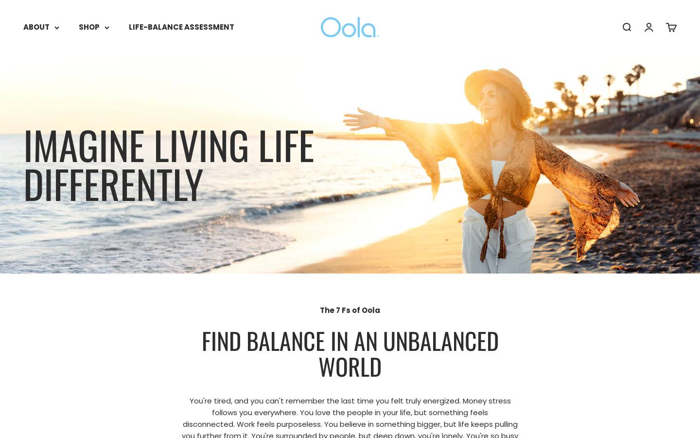 oolalife.com homepage screenshot