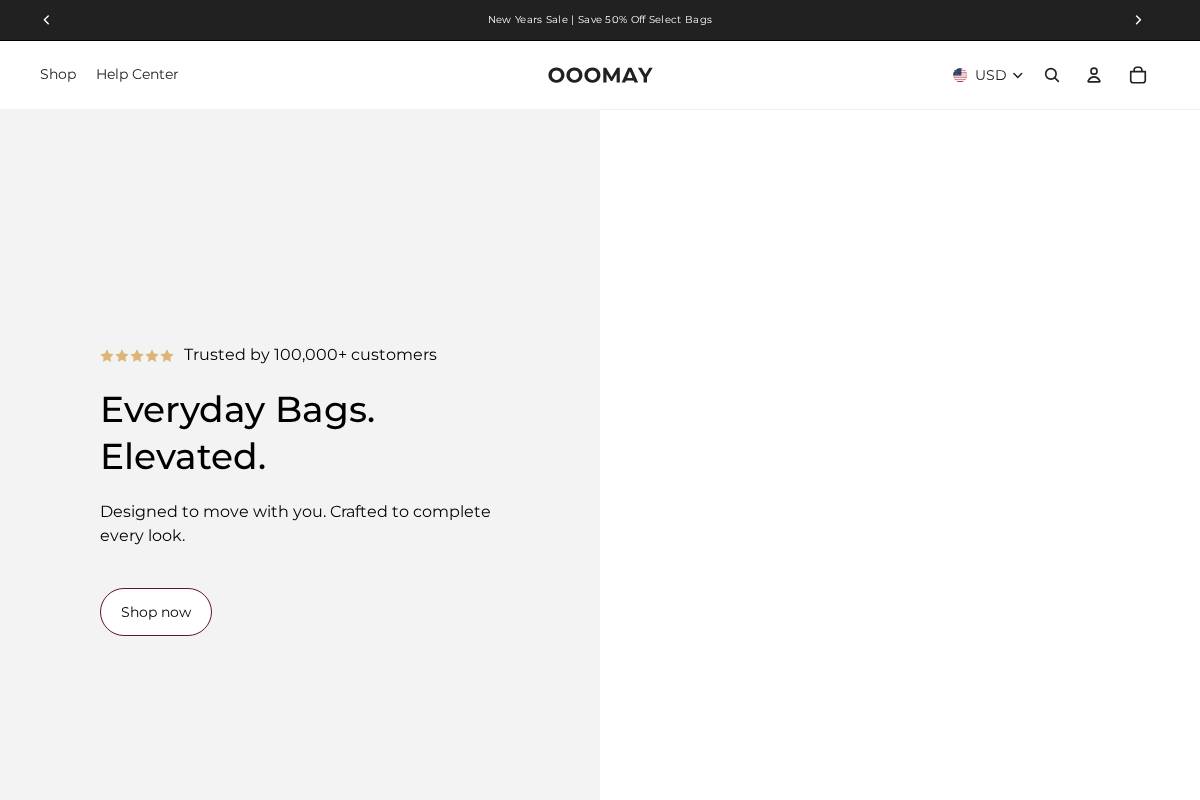 Ooomay homepage screenshot