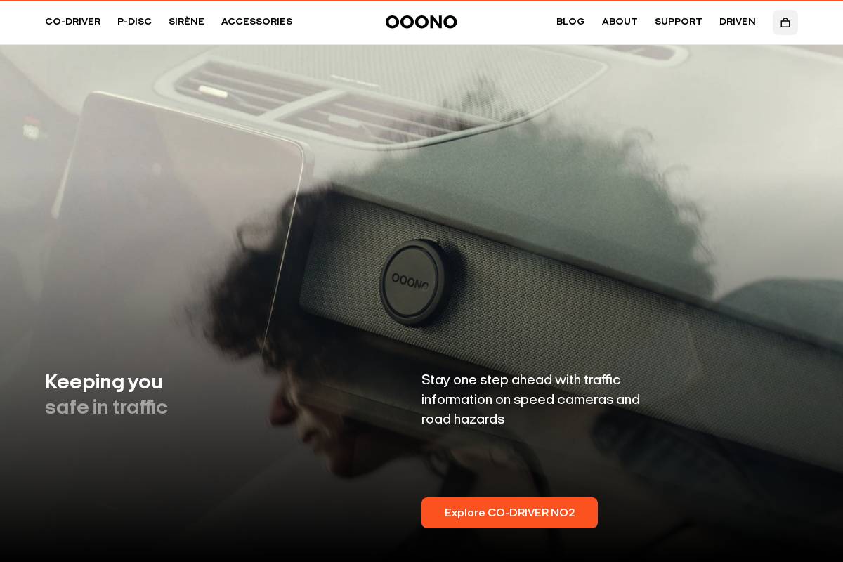 OOONO homepage screenshot