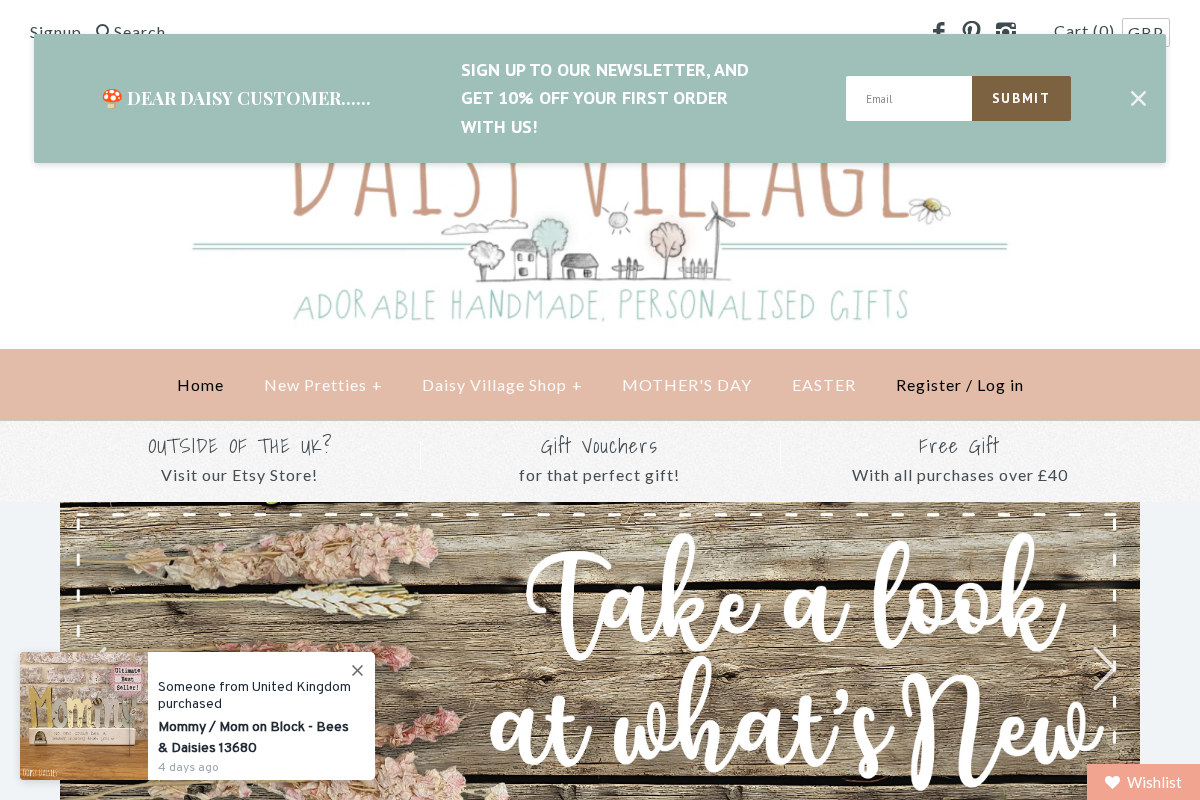 oopsydaisies.co.uk homepage screenshot