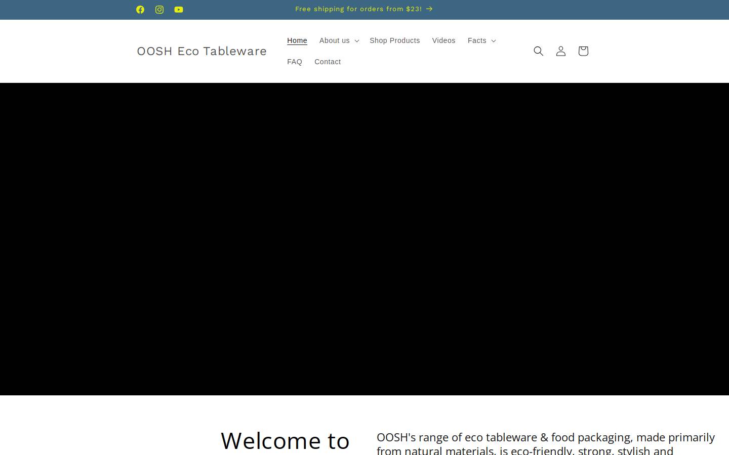 oosh.sg homepage screenshot