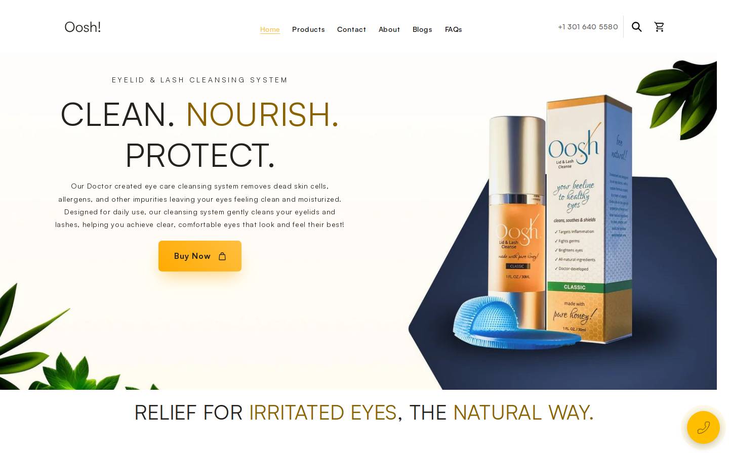ooshbee.com homepage screenshot
