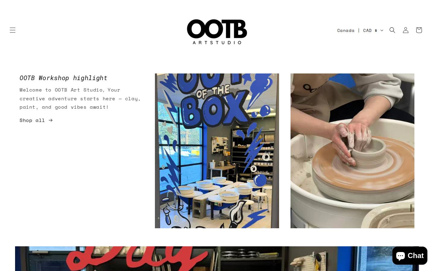 ootb.ca homepage screenshot