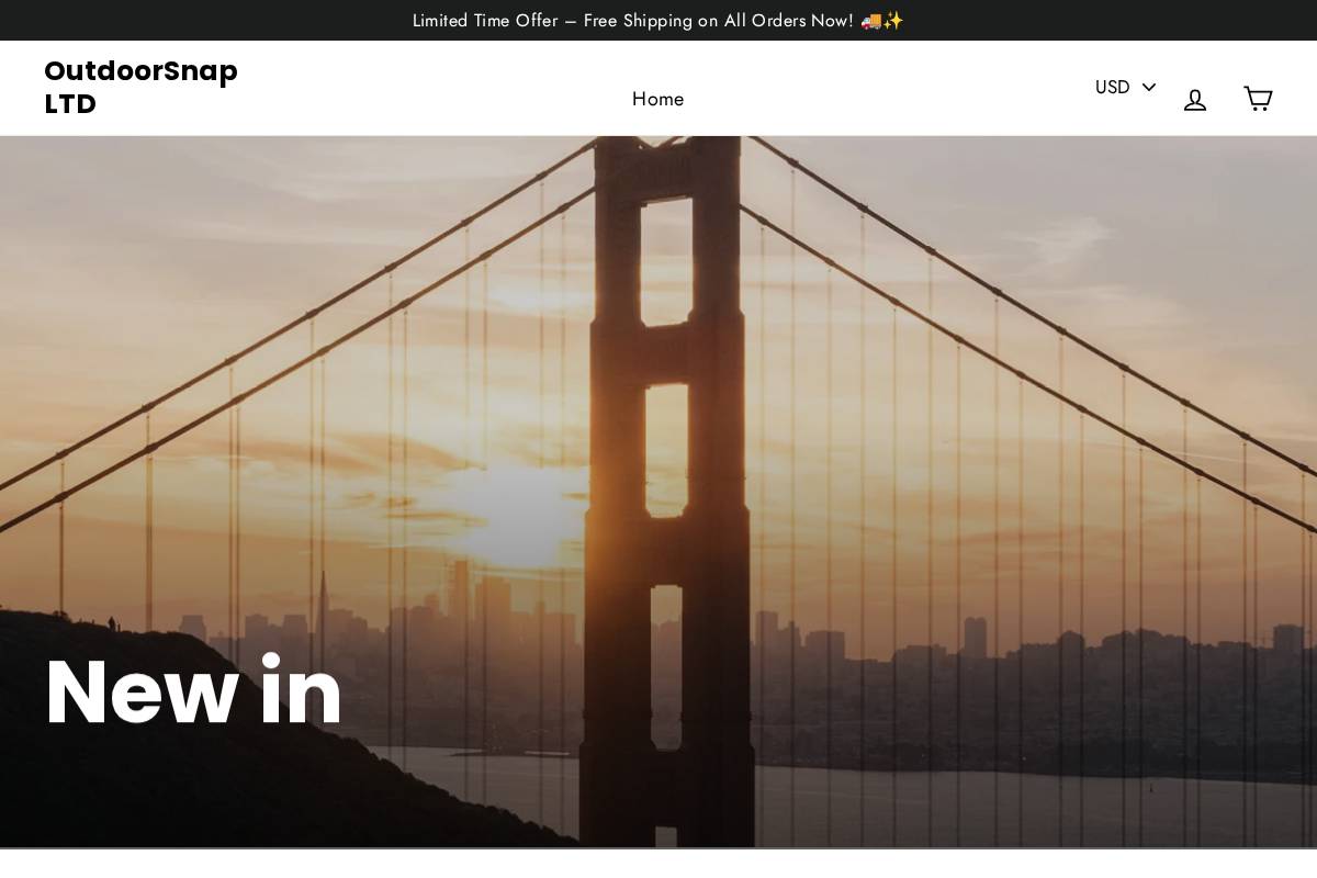 ooutdos.com homepage screenshot