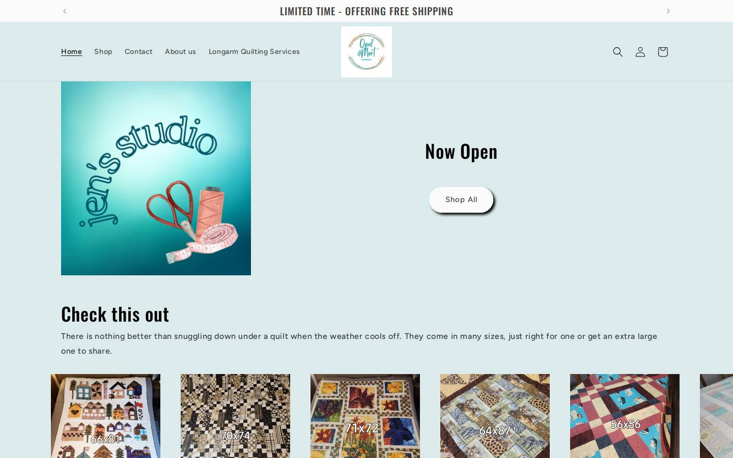 opalandmert.com homepage screenshot