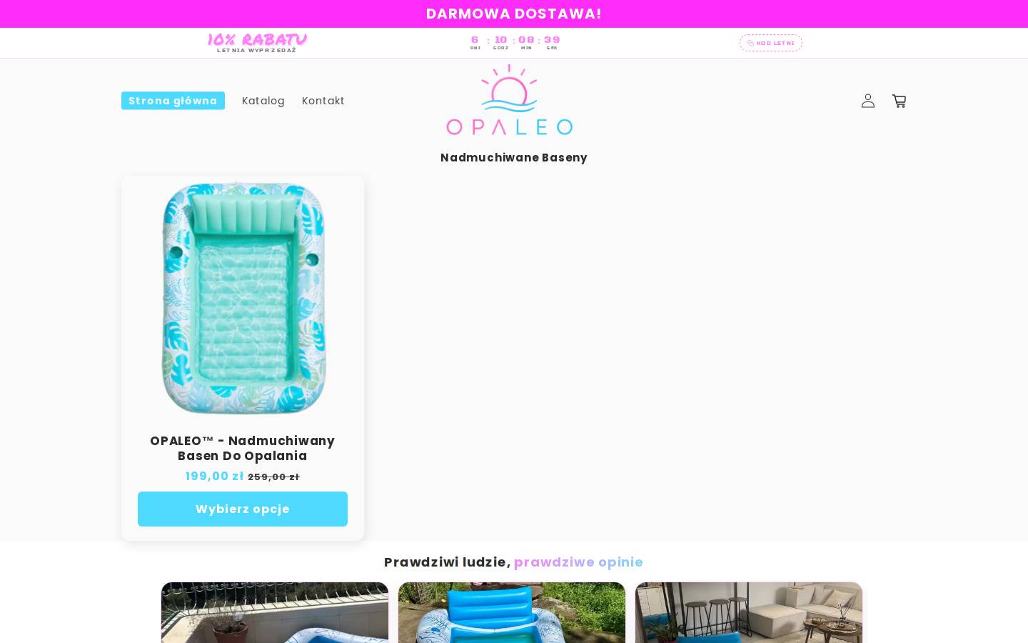 opaleo.pl homepage screenshot