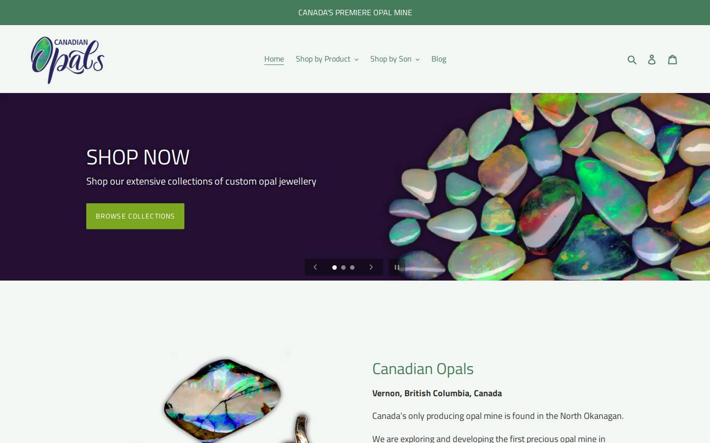 opalscanada.com homepage screenshot