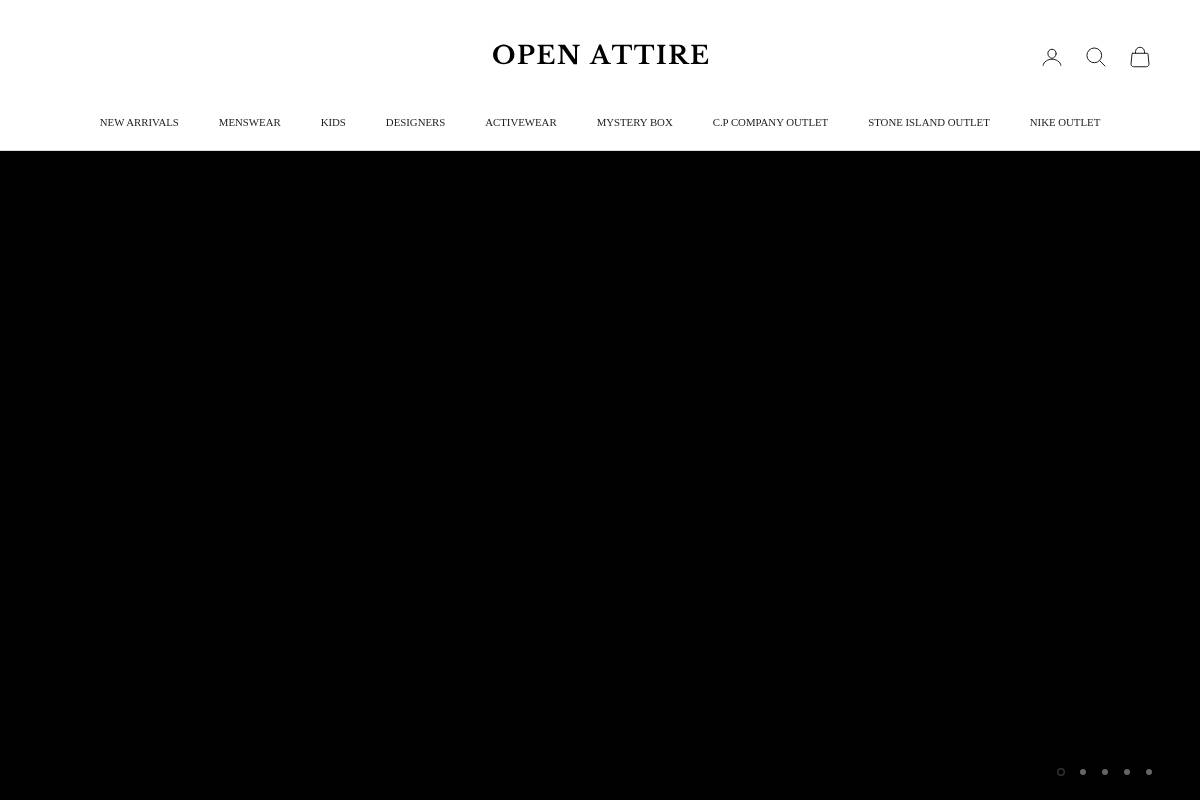 Open Attire homepage screenshot
