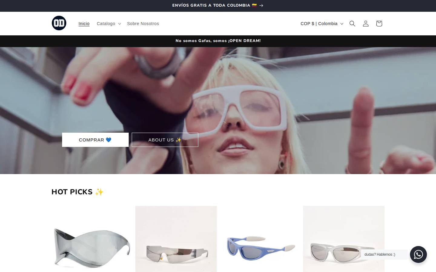 opendream.club homepage screenshot