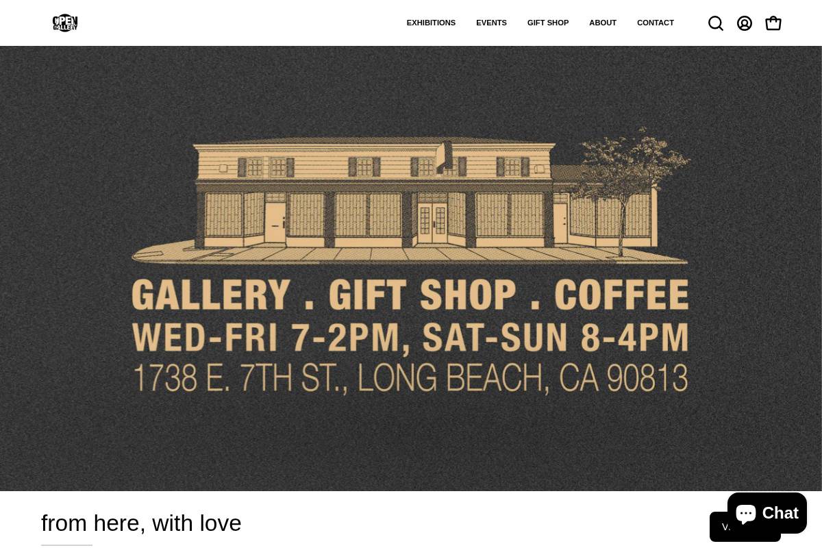 opengallerylb.com homepage screenshot