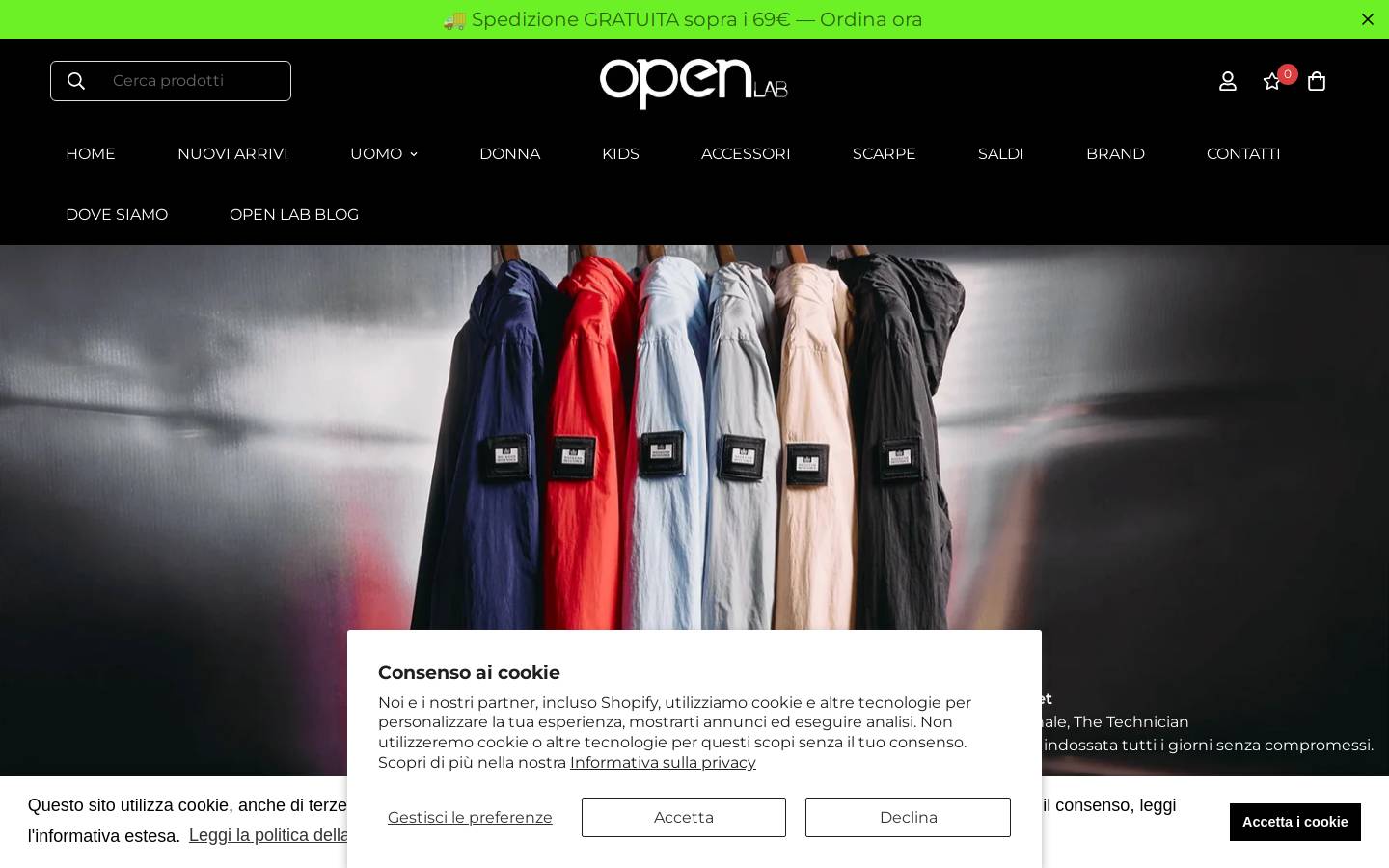 openlabshop.com homepage screenshot