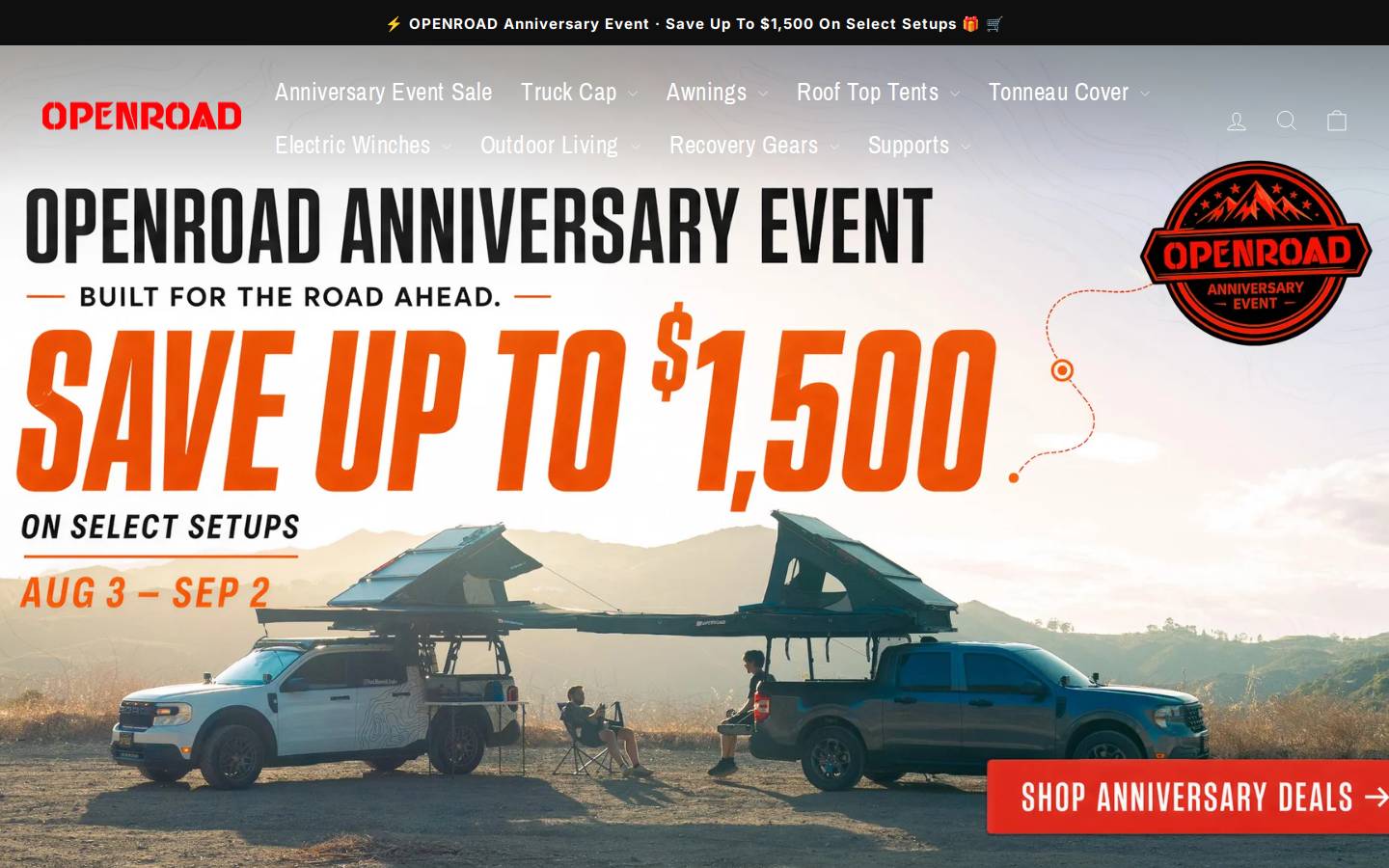 Openroad4wd homepage screenshot