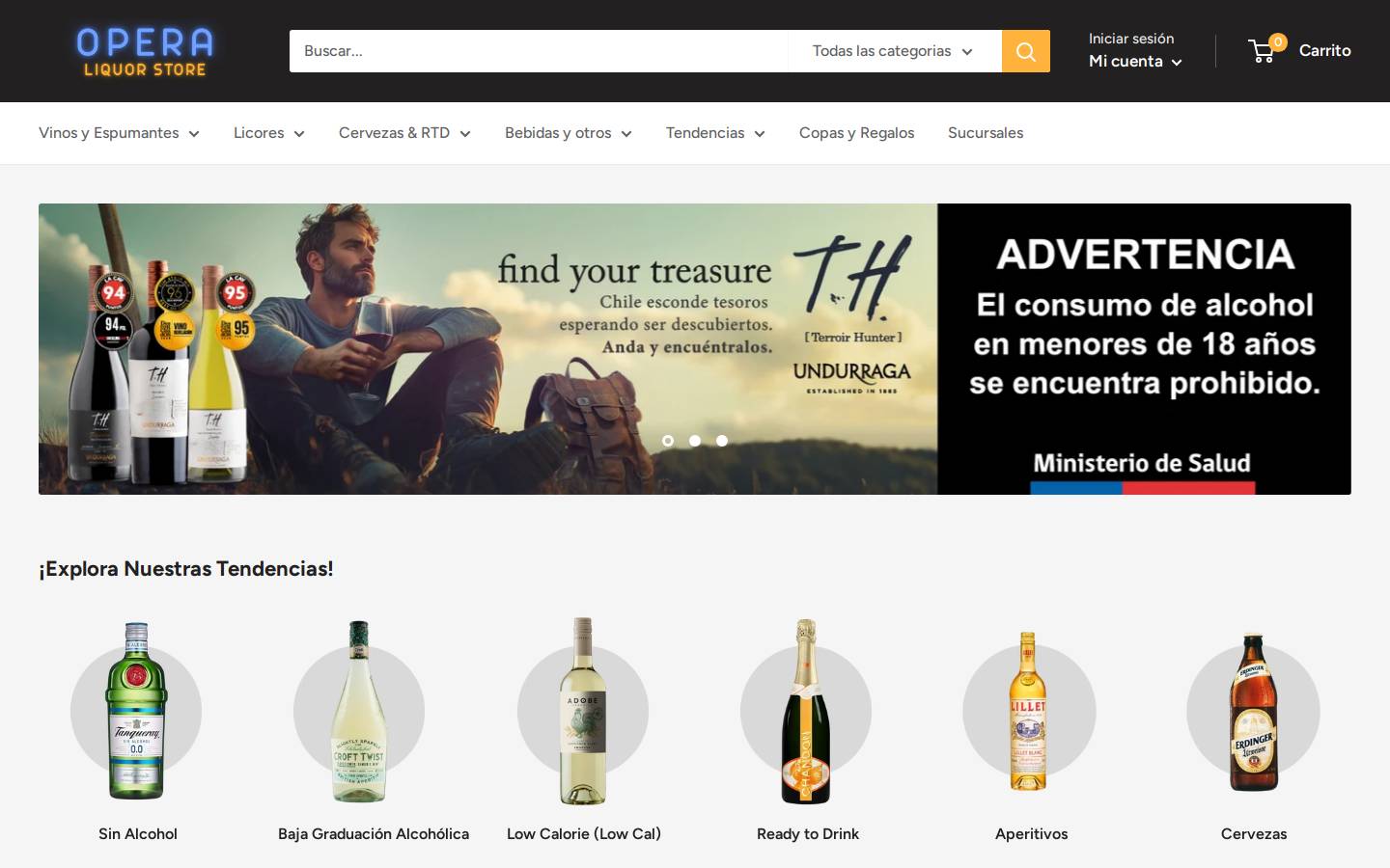 operals.cl homepage screenshot