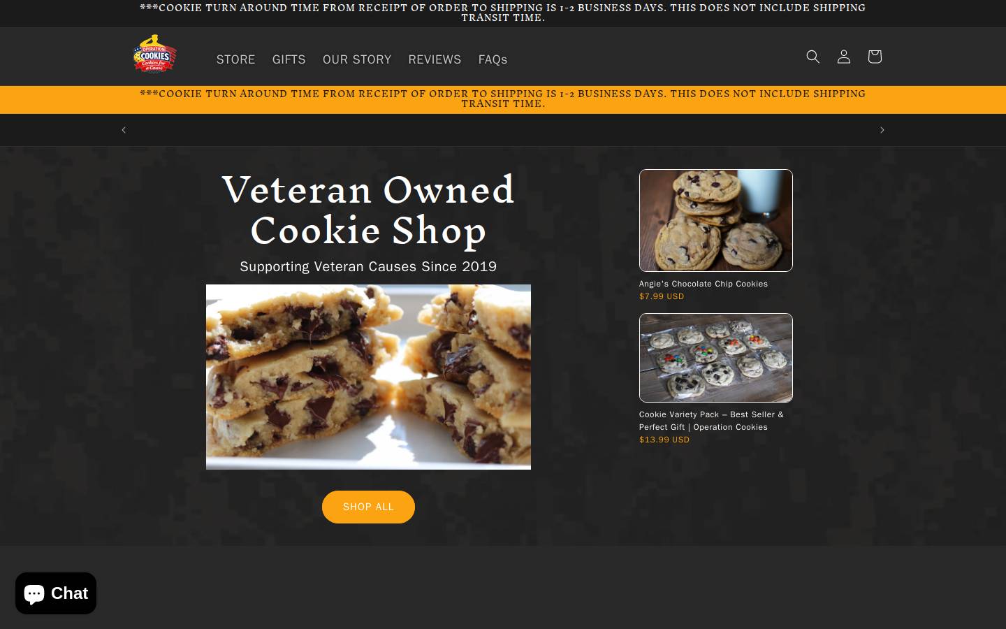 operationcookies.com homepage screenshot
