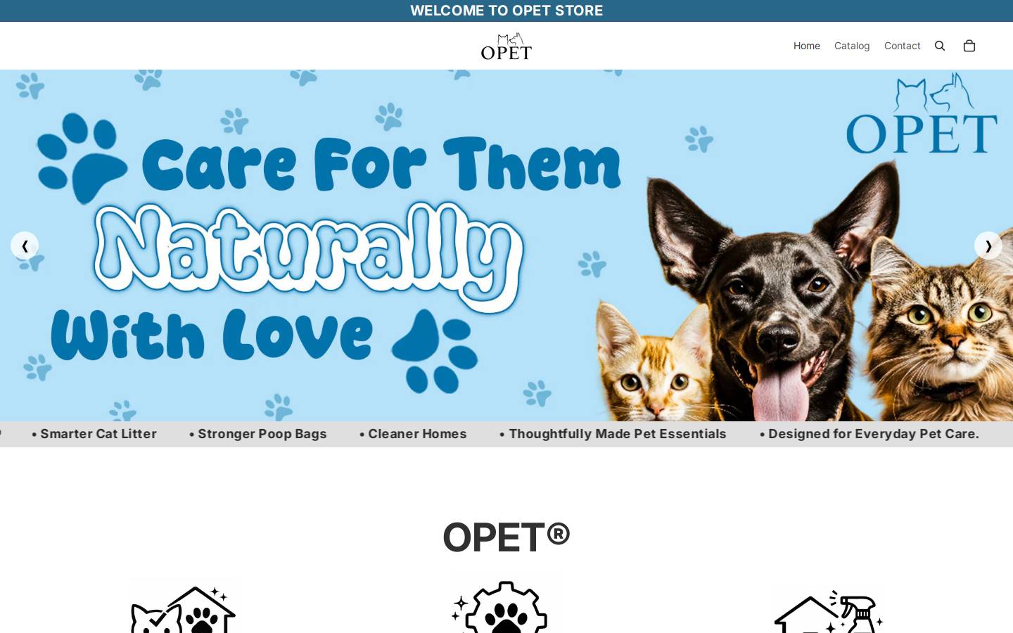 opet.ca homepage screenshot