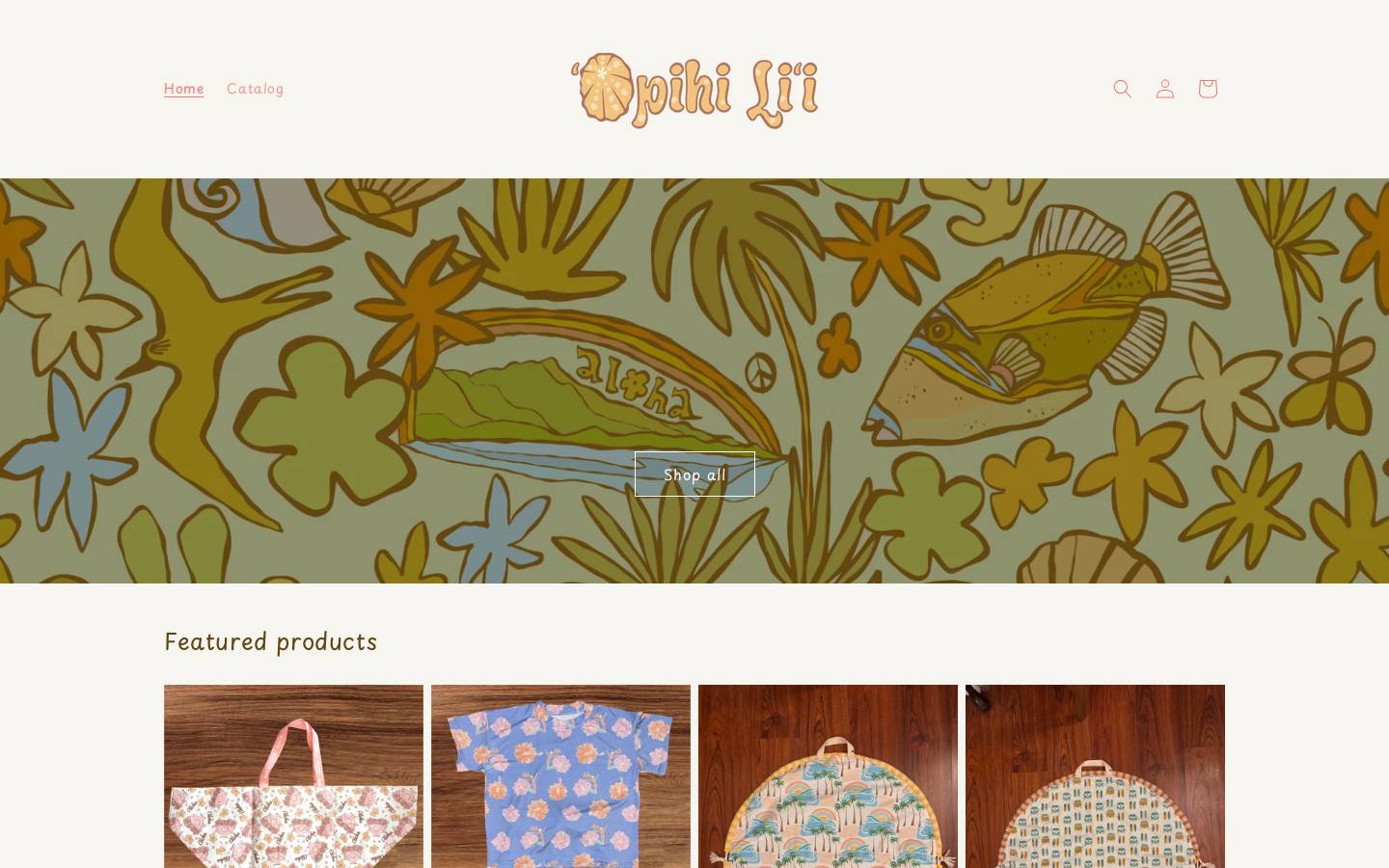 opihilii.com homepage screenshot