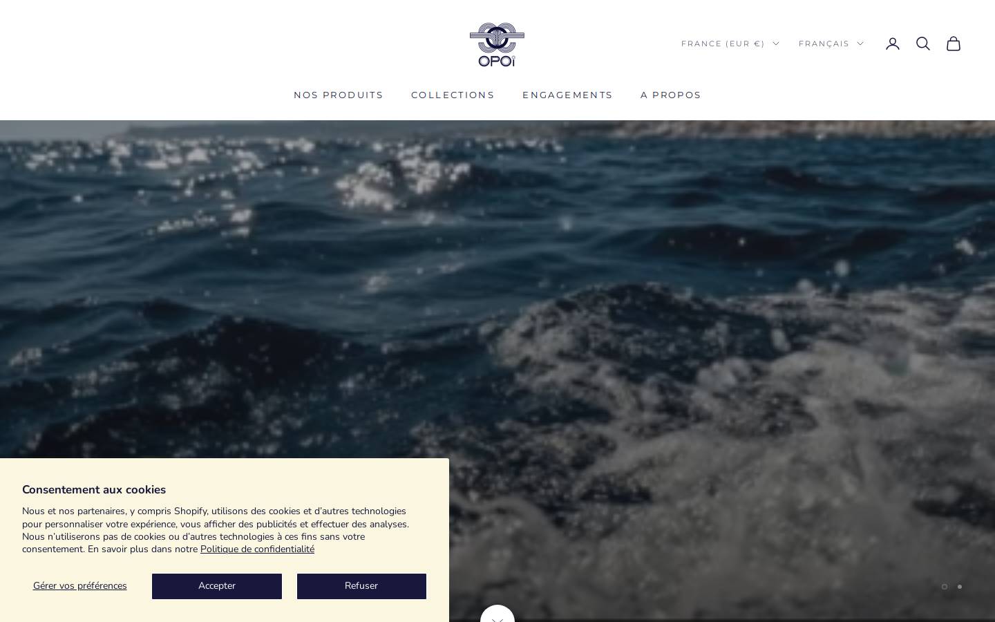 opoi-paris.com homepage screenshot