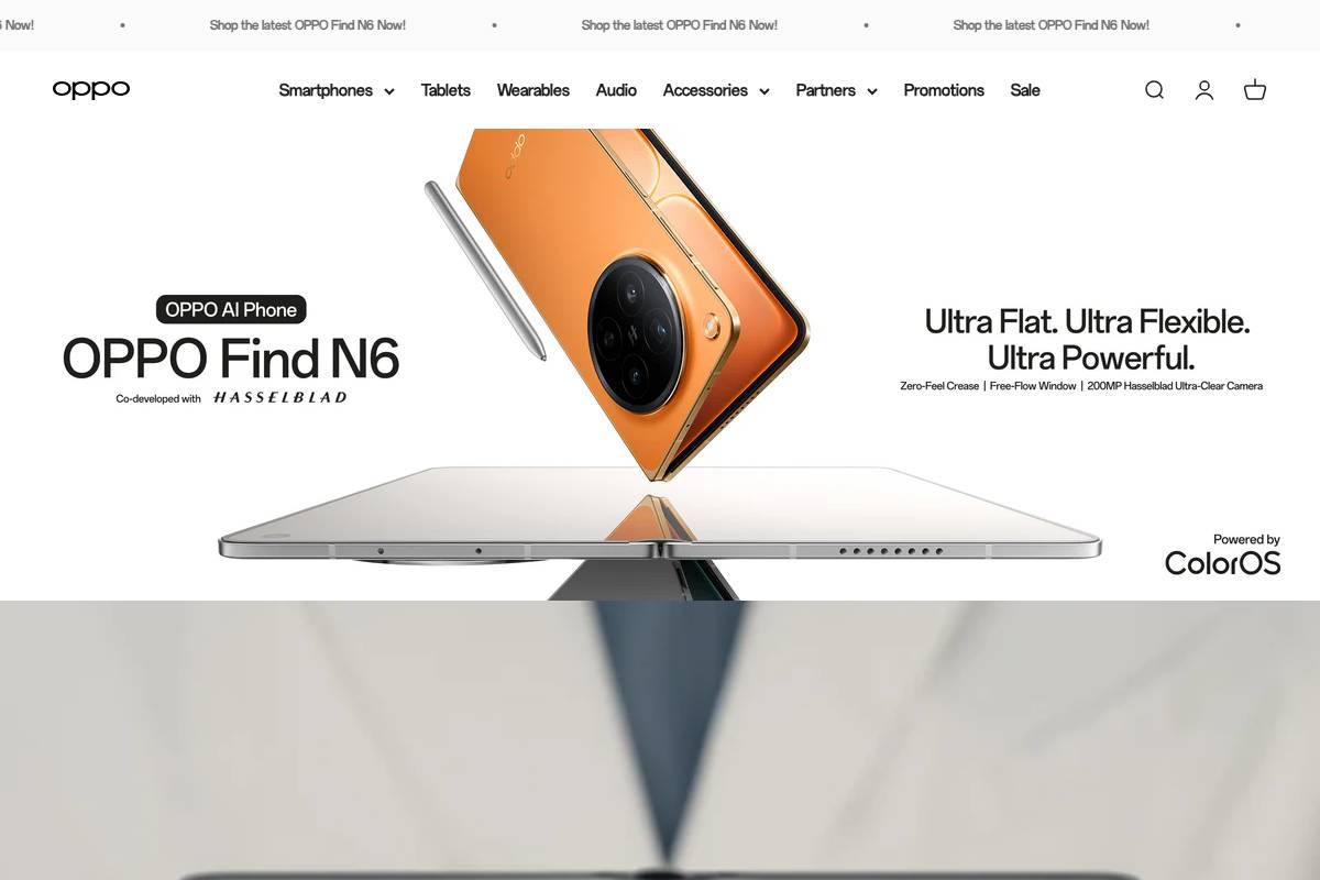 oppostore.com.au homepage screenshot