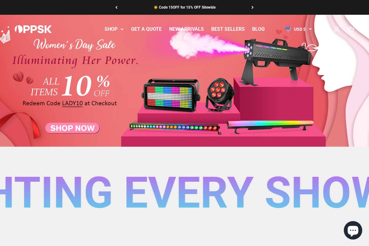 oppsk.com homepage screenshot