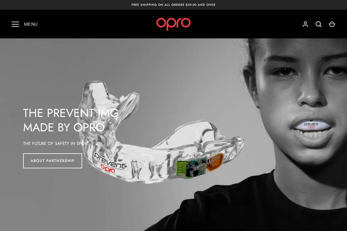 OPRO homepage screenshot