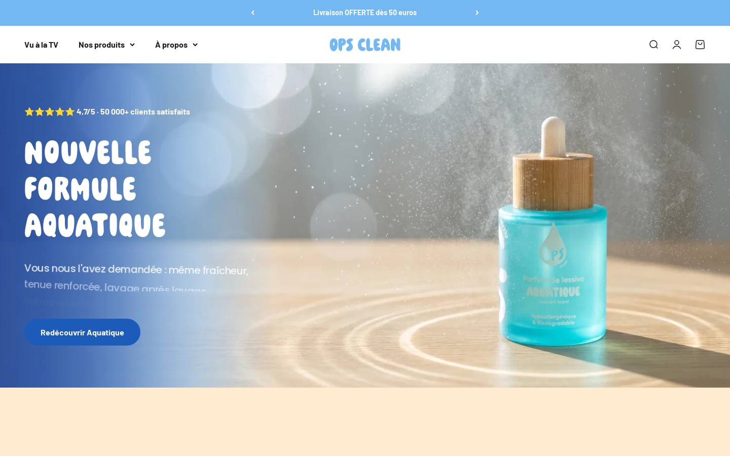 opsclean.com homepage screenshot