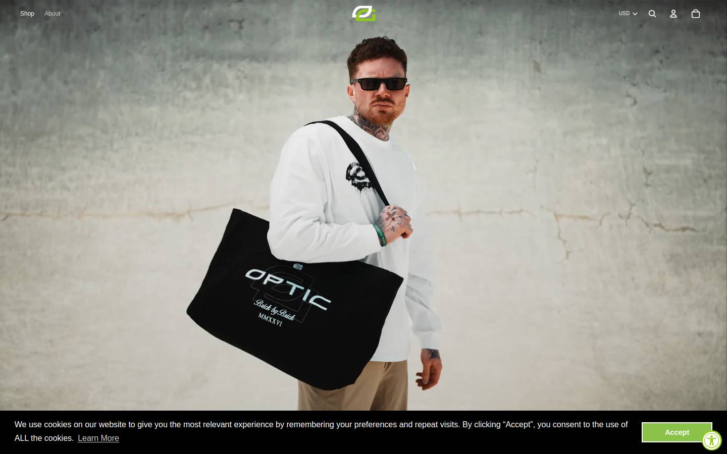 opticgaming.tv homepage screenshot