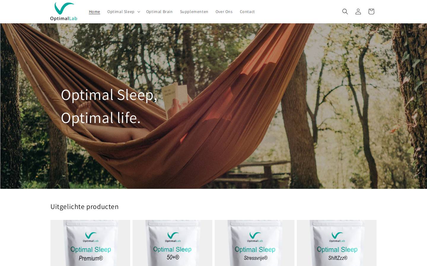 Optimallab homepage screenshot