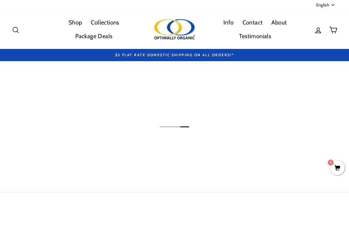 optimallyorganic.com homepage screenshot