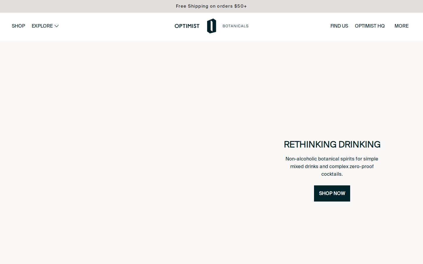 optimist.industries homepage screenshot
