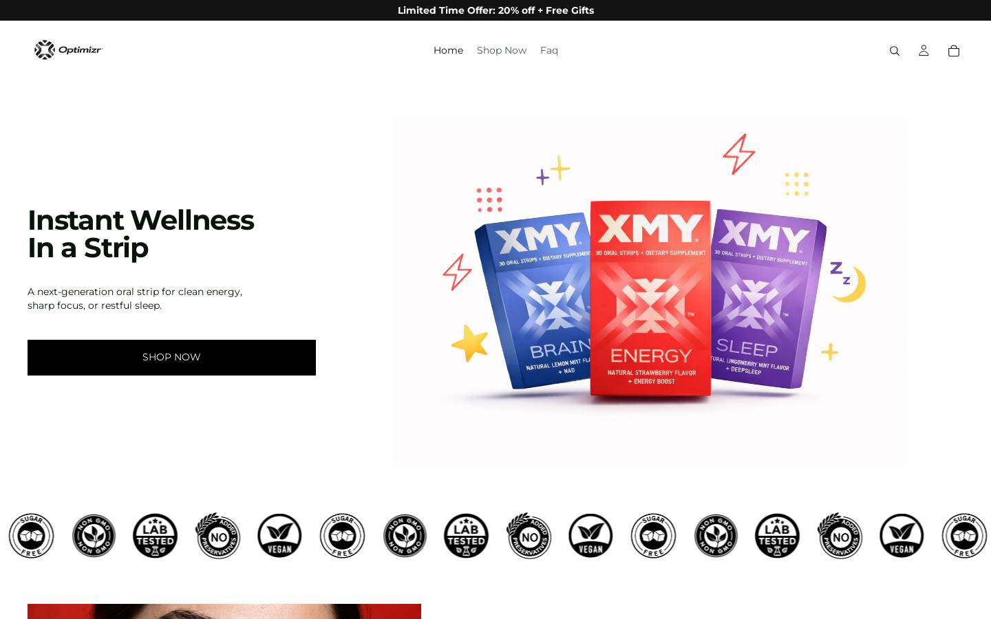 optimizrlabs.com homepage screenshot