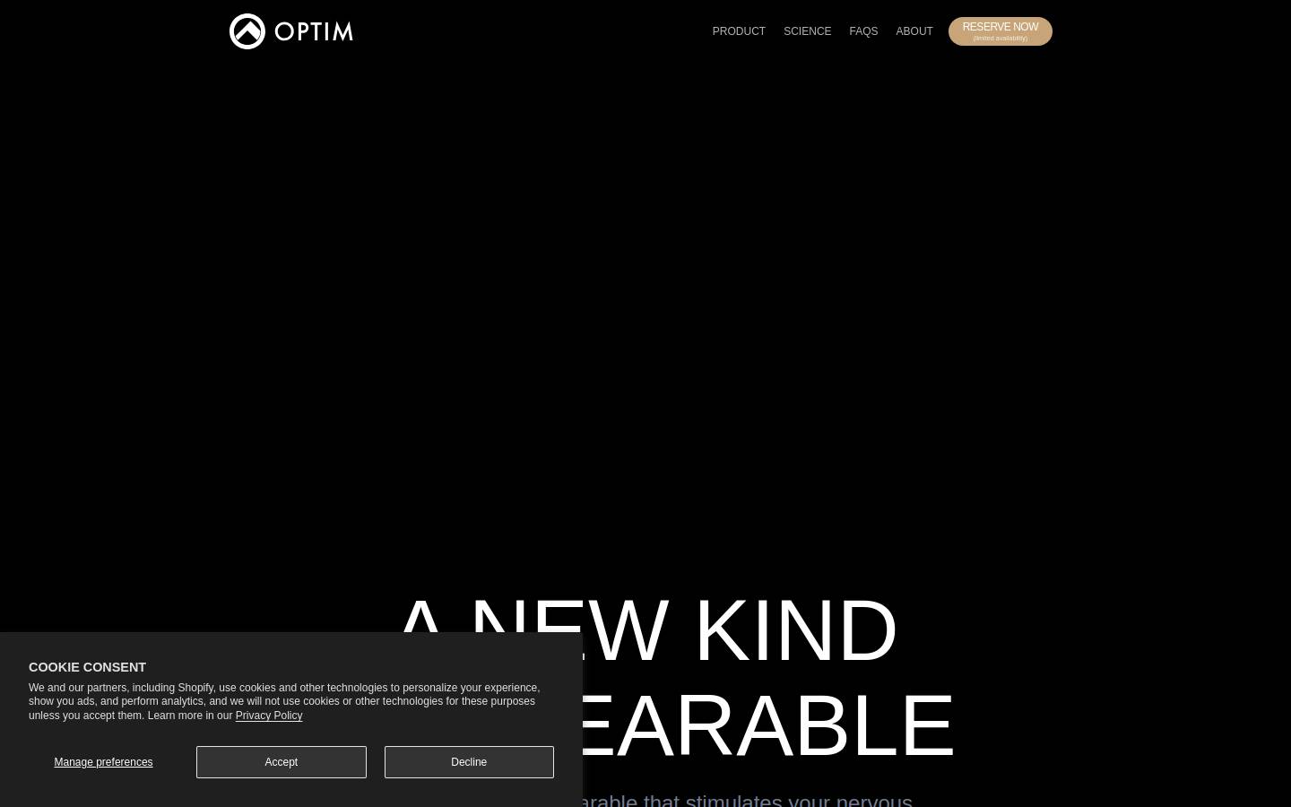 optimperformance.com homepage screenshot
