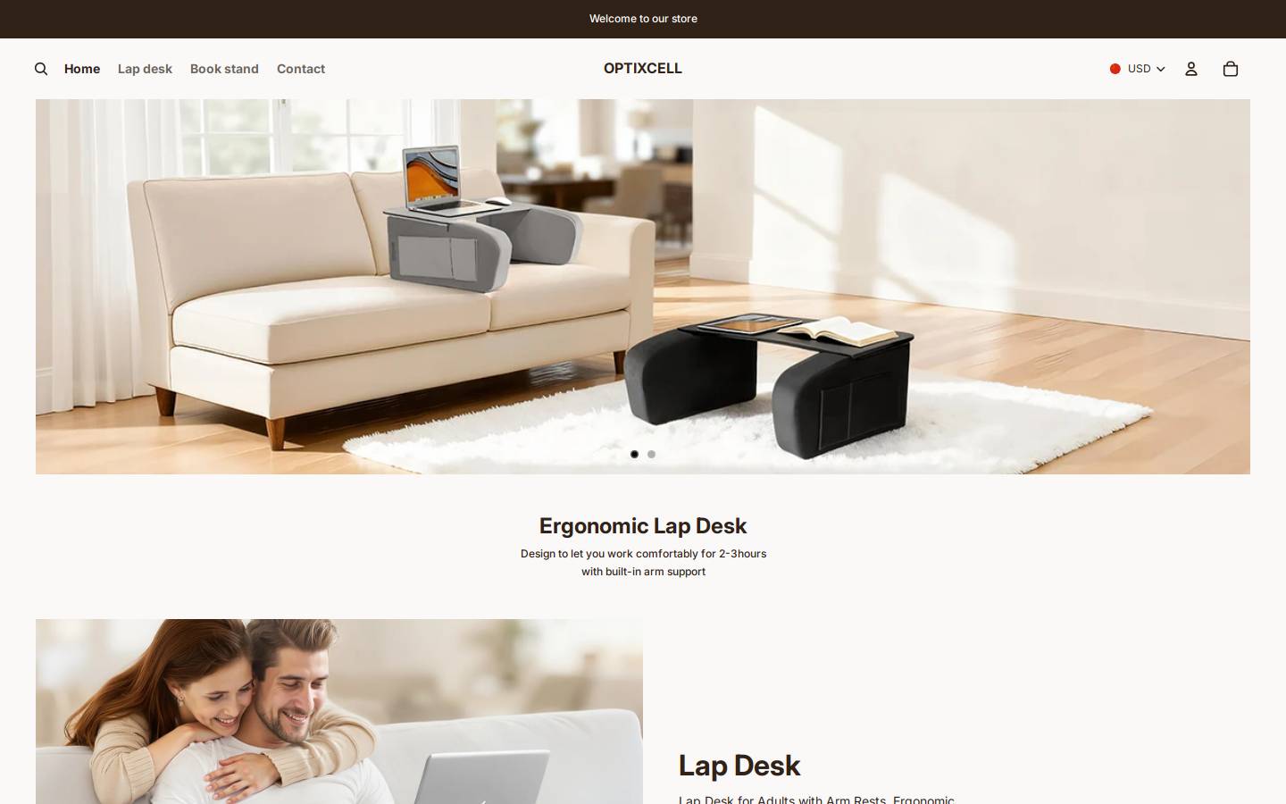 optixcell.com homepage screenshot