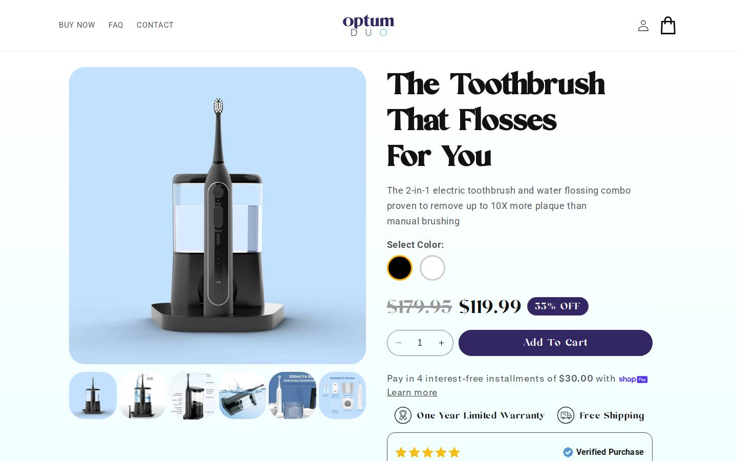 optumduo.com homepage screenshot