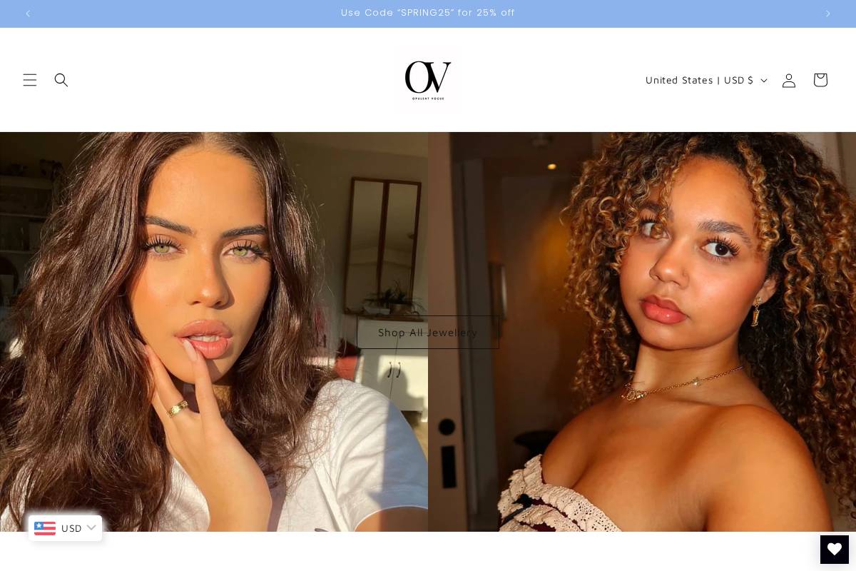 Opulentvogue homepage screenshot