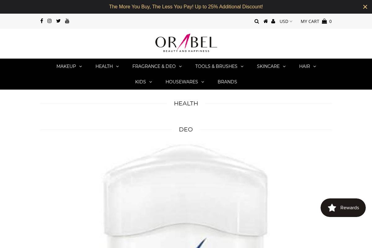 orabel.ca homepage screenshot