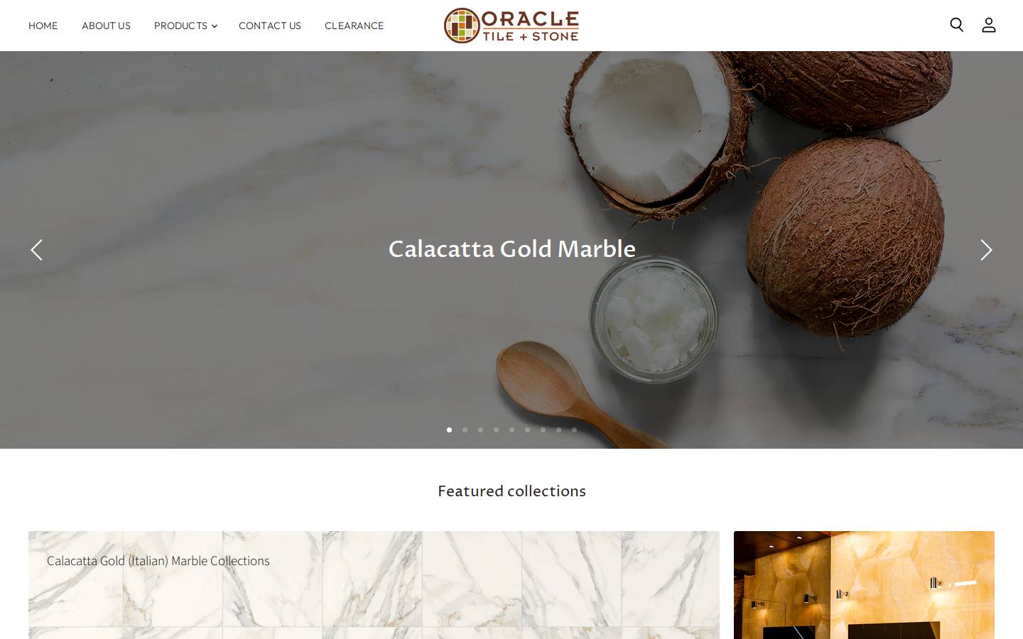 oraclestone.com homepage screenshot