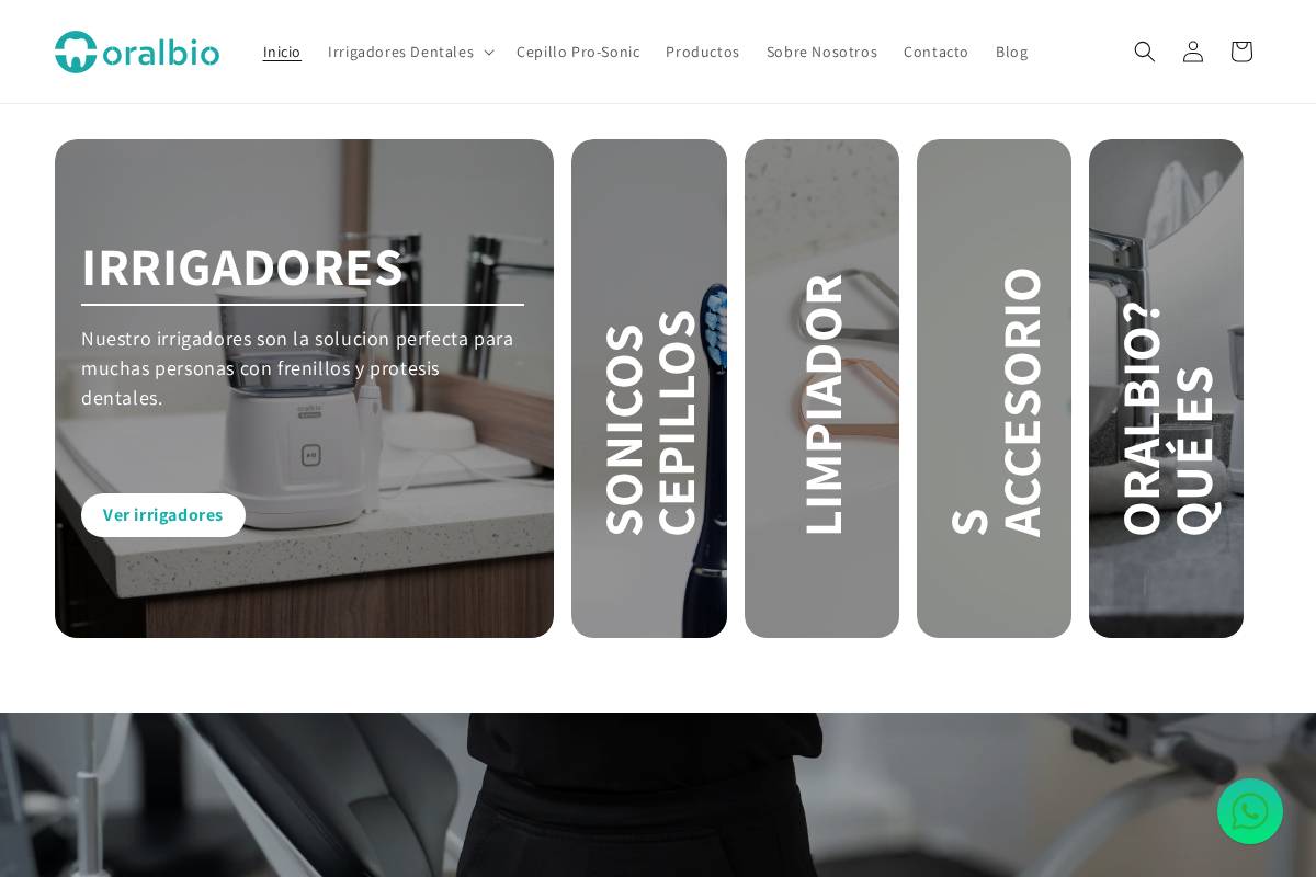 oralbio.store homepage screenshot