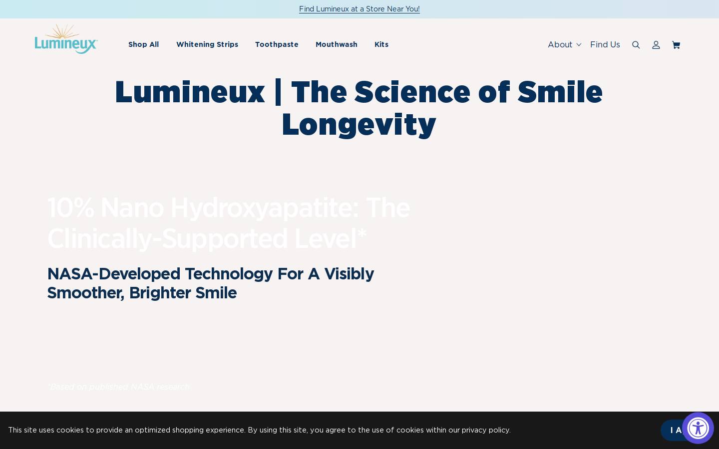 Oral Essentials homepage screenshot