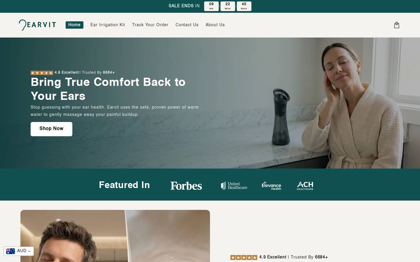 oralflosser.com homepage screenshot