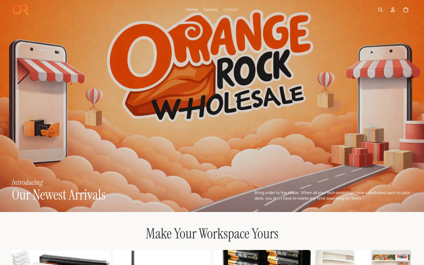 orangerock.shop homepage screenshot