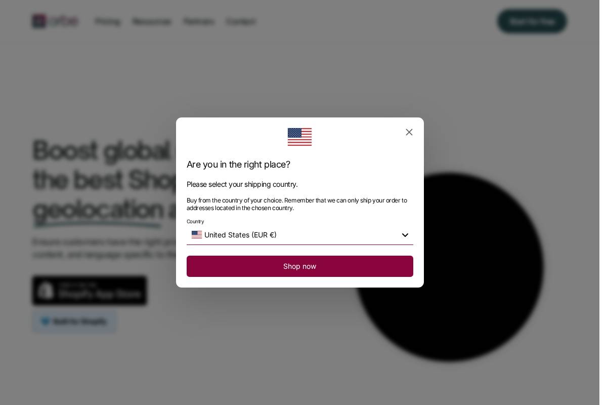 orbe.app homepage screenshot