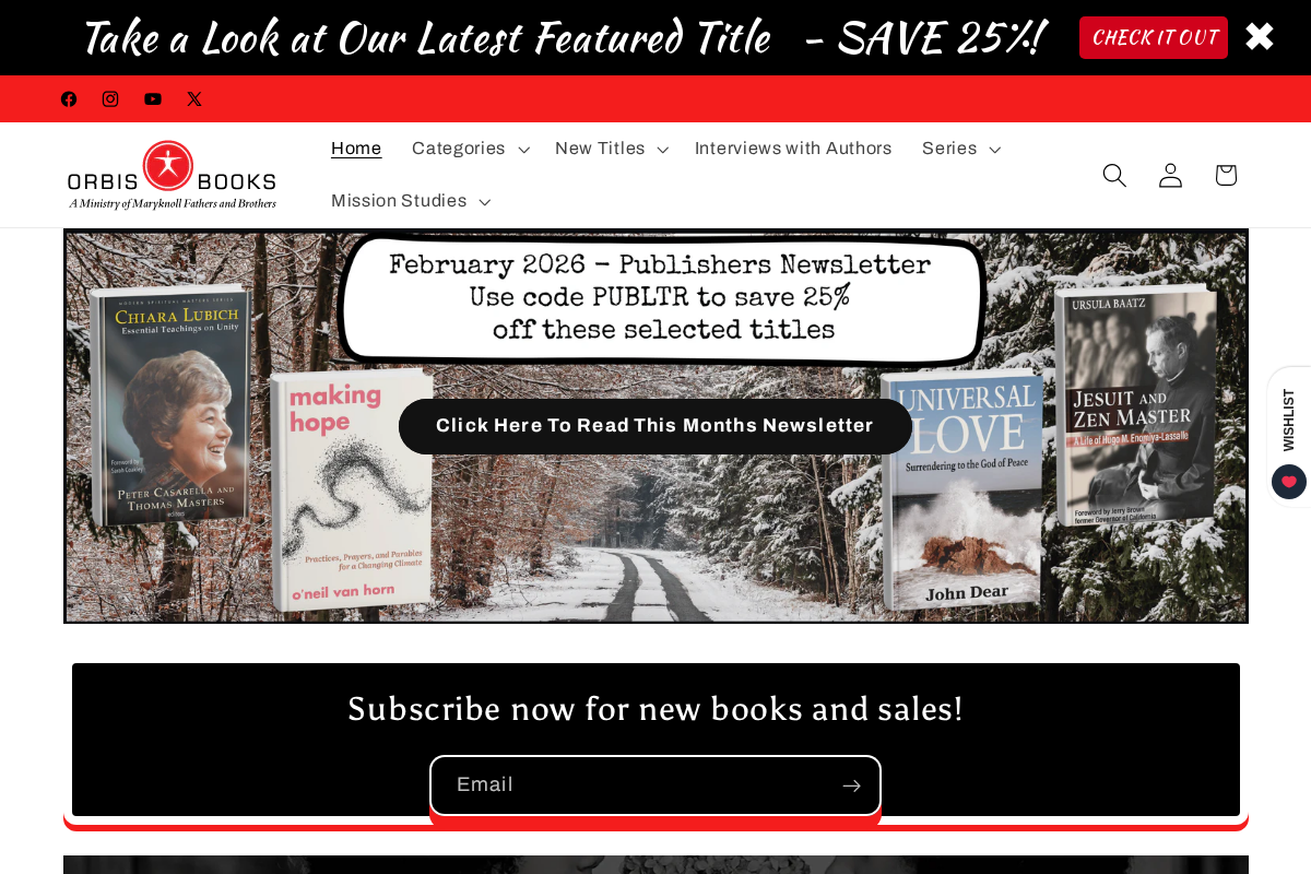 Orbis Books homepage screenshot