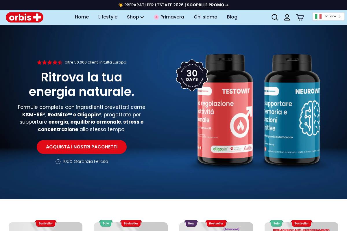 orbislifestyle.com homepage screenshot