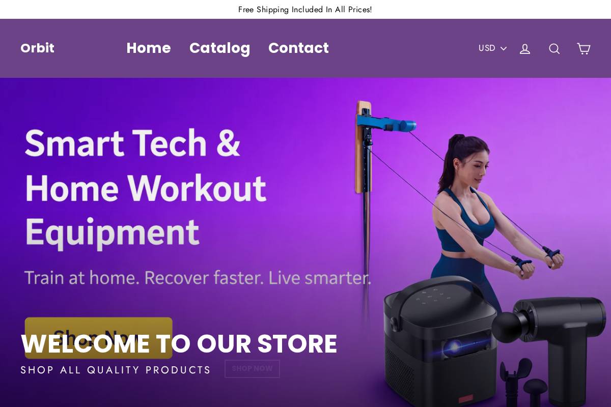 orbitspace.shop homepage screenshot