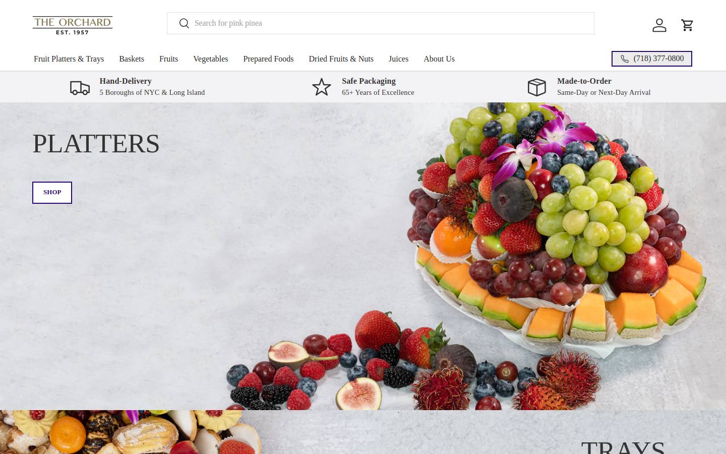 orchardfruit.com homepage screenshot