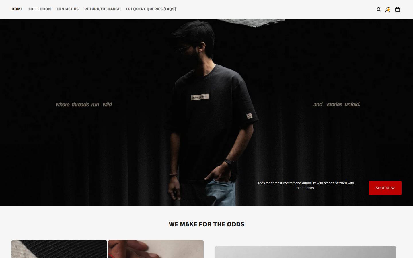 orchin.in homepage screenshot