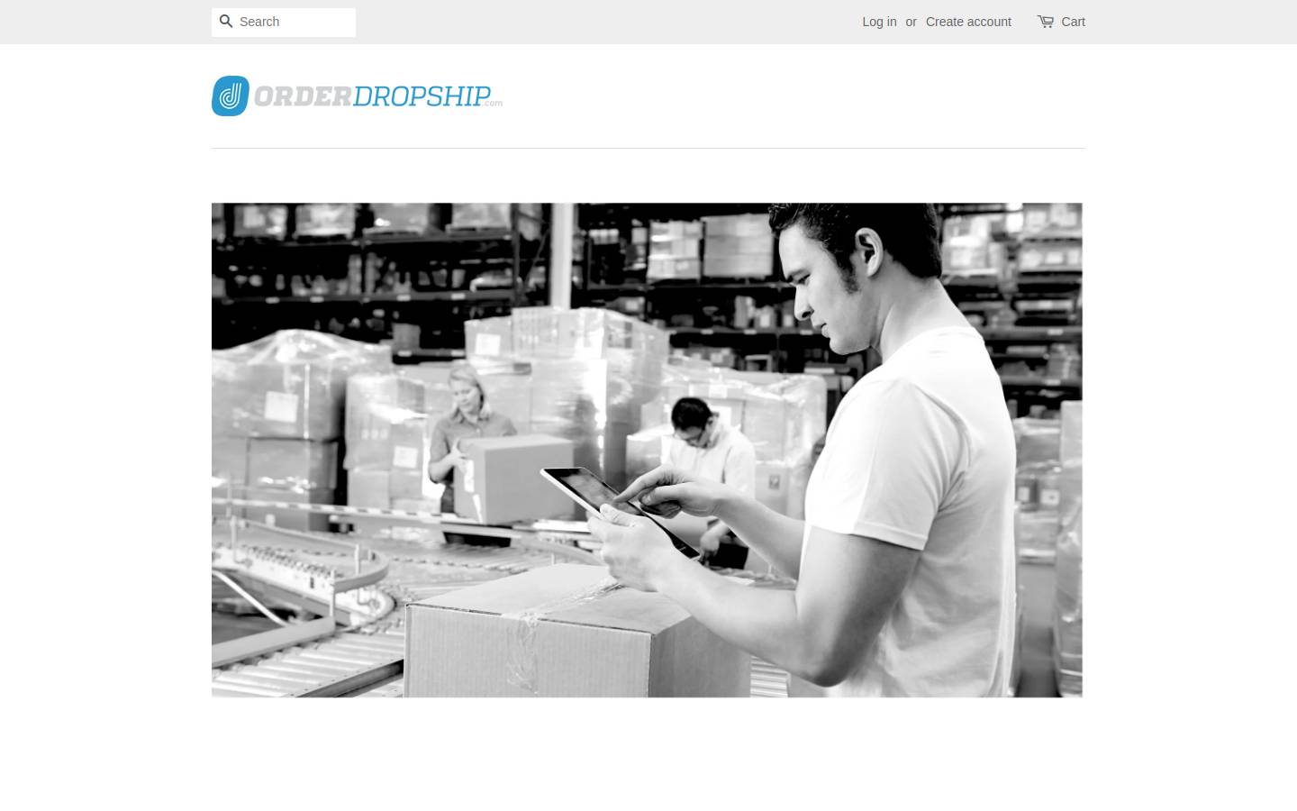 orderdropship.com homepage screenshot