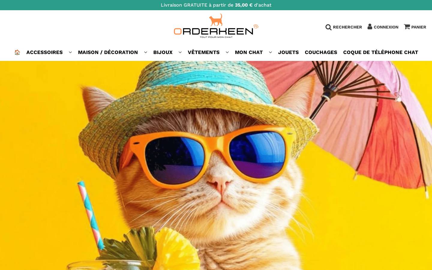 orderkeen.com homepage screenshot