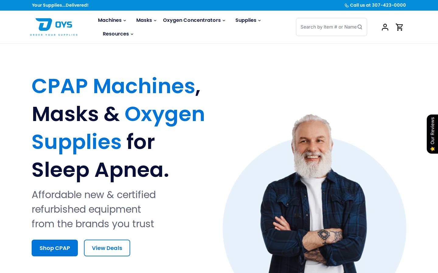 Orderyoursupplies homepage screenshot