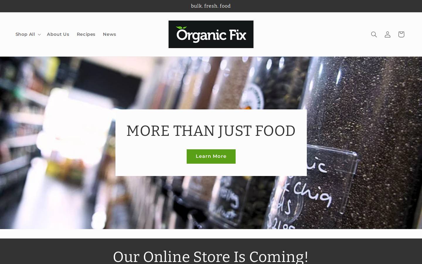 organicfix.com.au homepage screenshot